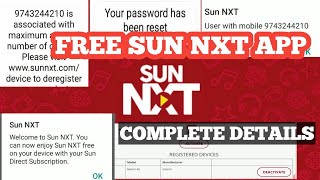 SUN NXT | LOGIN | PASSWORD | REGISTRATION PROBLEM SOLVED | SIGN IN | SIGN UP | PASSWORD RESET | screenshot 5