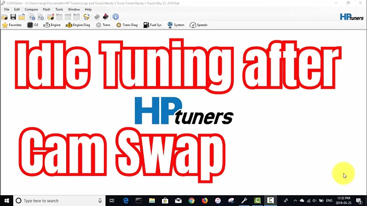 Idle Tuning after Cam Swap with HP Tuners