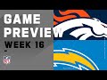 Denver Broncos vs. Los Angeles Chargers  | NFL Week 16 Game Preview