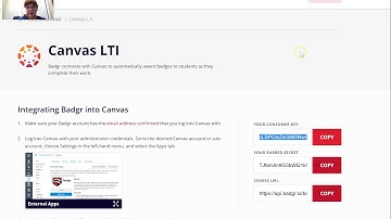 Badgr Integration into Canvas