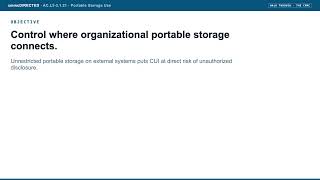 cmmcDIRECTED: AC.L2-3.1.21 Portable Storage Use (CMMC walk-through)