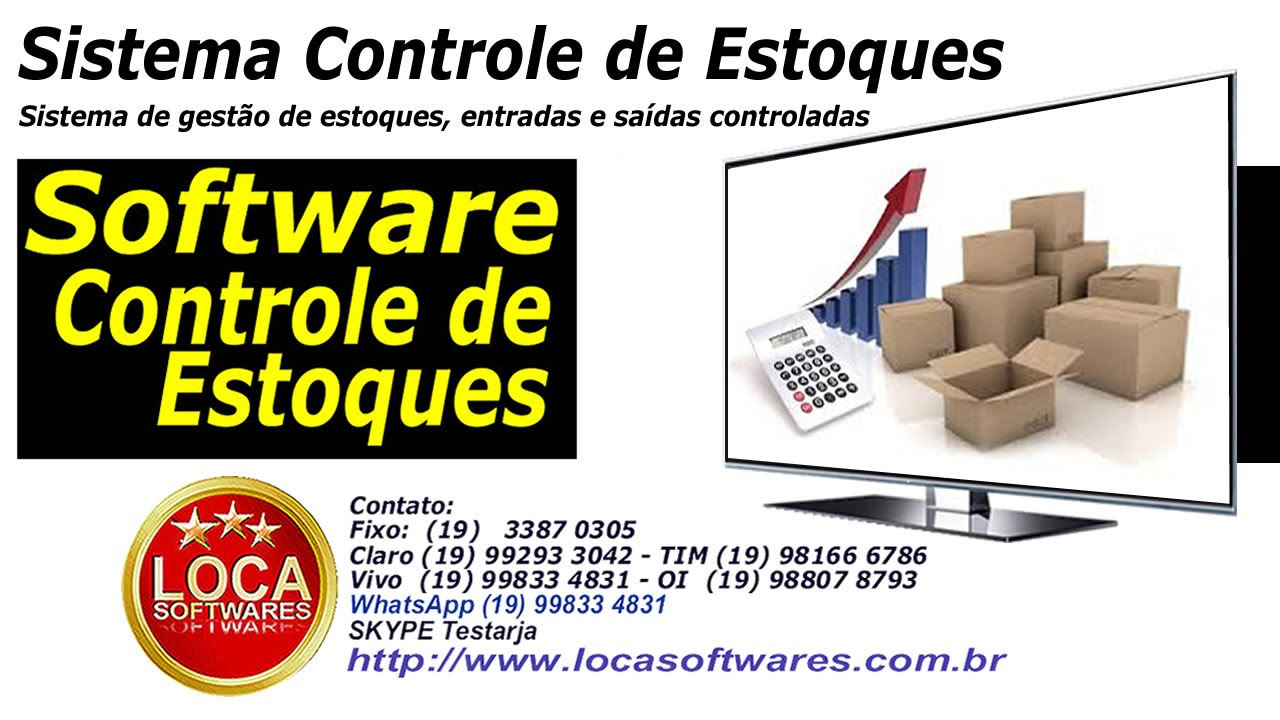 Update software controle de estoque estoques