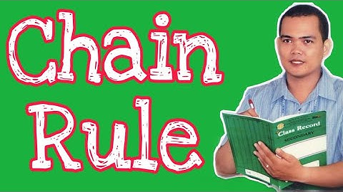 How to Solve Derivatives Using the Chain Rule | Dave Jeffrey Camposano