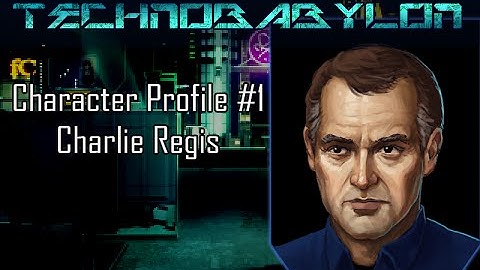 Technobabylon character teaser: Charlie Regis