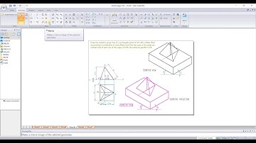 EGDL LAB DEMO | SOLID EDGE | ISOMETRIC PROJECTION | TETRAHEDRON | EASY CAED | PROF. DINESH R.
