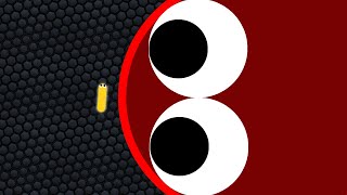 Slither.io Small Troll Snake vs Giant A.I. Hacker l Epic Slitherio Moments screenshot 4
