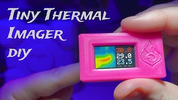 Дешевый тепловизор на AMG8833 и ESP32