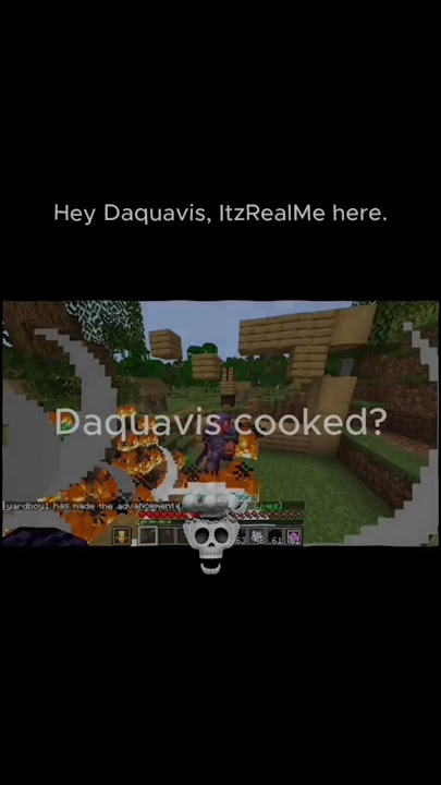 Daquavis is Cooked ItzRealMe here🥶PvPer #minecraft #daquavis #itzrealme #cooked #shortvideo #clip