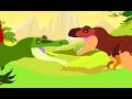 Веселые Динозаврики: Тираннозавр Рекс против Спинозавра