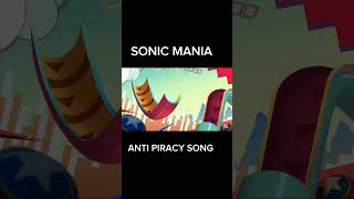 Sonic Mania Anti Piracy Screen