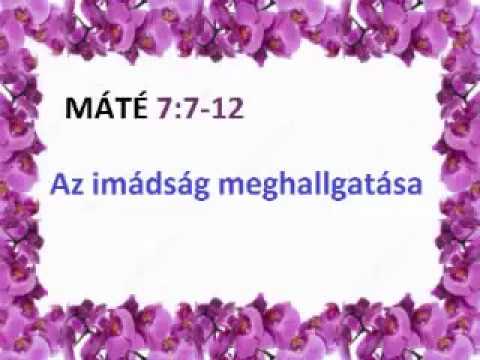 Videó: Mit jelent a Máté 7 12?