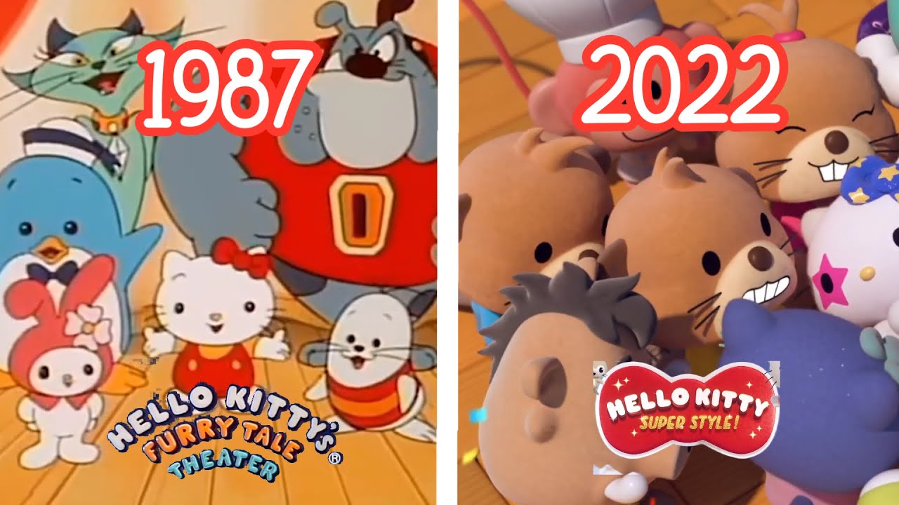Hello Kitty Evolution Evolution of Hello Kitty series (1987-2022) - YouTube