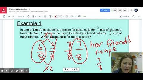 finding common denominators to add, subtract and compare fractions (5th grade)