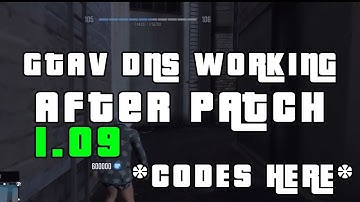 NEW GTA 5 ONLINE DNS SERVER CODE 100K EVERY MINUTE AFTER 1.09 PATCH