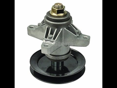 lawn tractor spindle bearing tear down