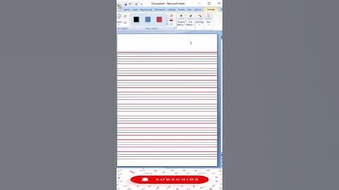 MAKE ENGLISH NOTEBOOK PAGE IN MS WORD #notebookpage @knowledgedictionary #msword
