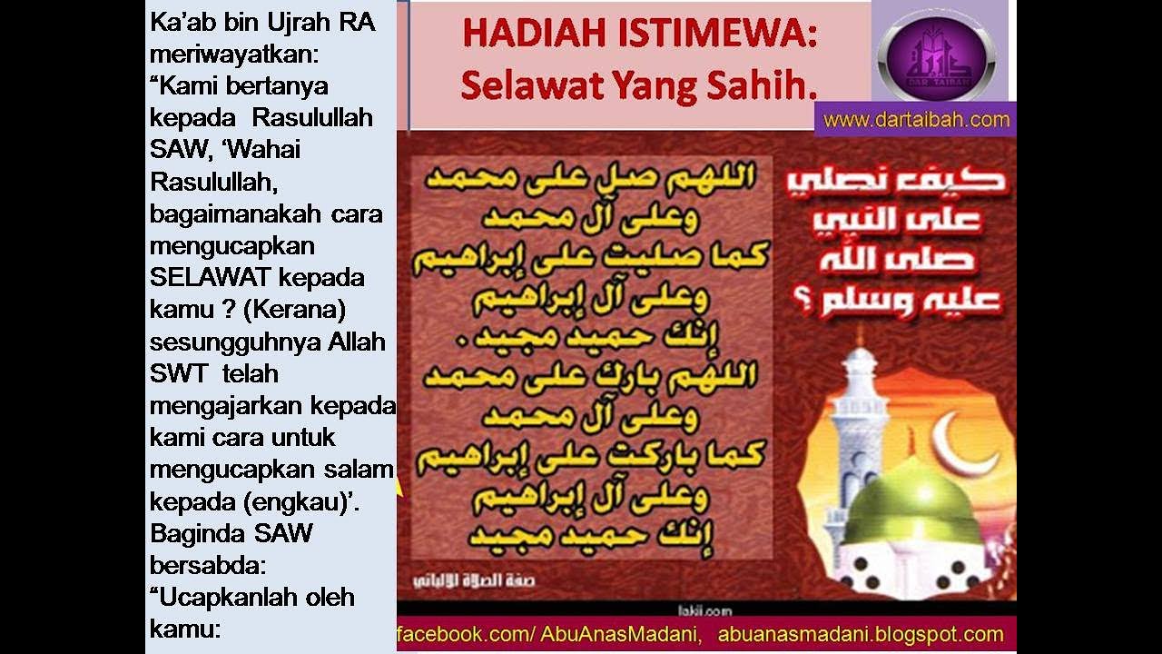 AAM Riyadh Solihin, Selawat (76); Perintah Berselawat Ke ...