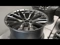 ZE11 FORGED WHEELS COMPLETED IN SATIN SILVER