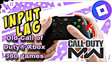 Old Call Of Duty Xbox 360 Games Has So Much Input LAG!!! On Xbox Series S/X￼
