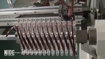 semi automatic coil winding machine motor manufacturing