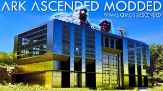 Mega Base Build Reveal & Megapithecus Taming  Ark Primal Chaos Descended! Ark Pooping Ascended Mods!