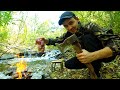 ОДИН В ЛЕСУ, красивая природа, еда на костре, мангал из кирпича. БУШКРАФТ| Bushcraft!