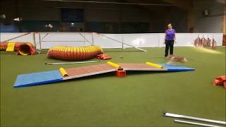 How to teach running contact to A-frame