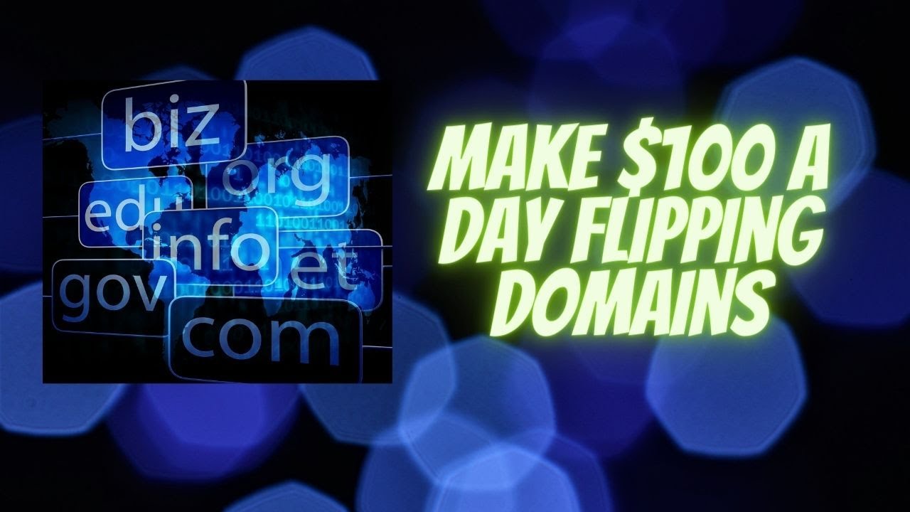 how To Make $100 Per Day With Domain Flipping How To Make Money With ...