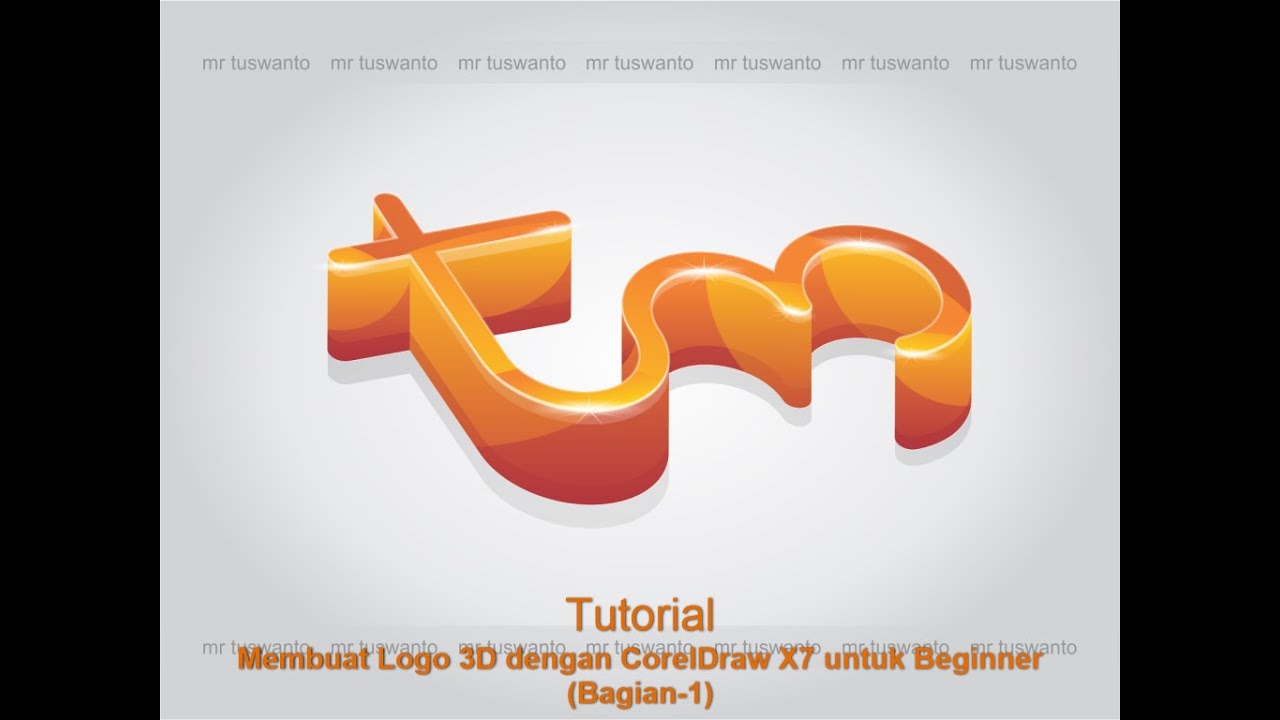 Tutorial Logo 3D Dengan Corel Draw X7 Untuk Beginner Bagian 1