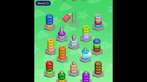 Nut Sort Puzzle Level 521 - 530 Walkthrough