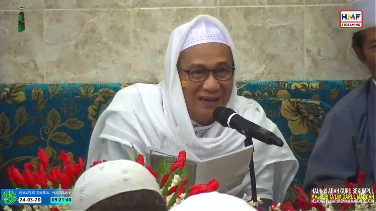 Pembacaan Manaqib Abah Guru Sekumpul, Oleh KH Syaifuddin Zuhri (Abah Guru Banjar Indah) 24/03/2020