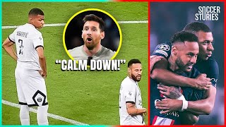 What Messi Did To Calm Tensions Between Mbappé And Neymar