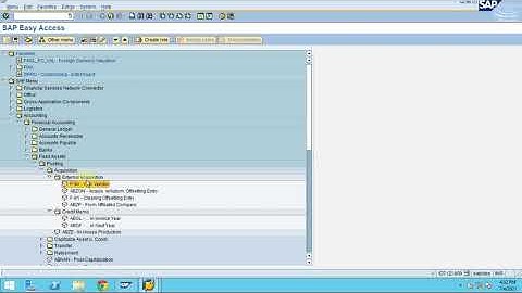 Post Asset Acquisition-FI Posting with Vendor