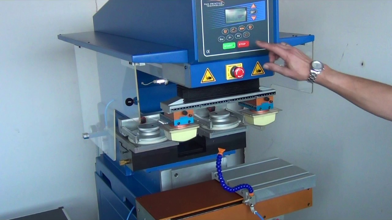 Tampondruckmaschine TIC 152 SCDEL (PRK2S) - YouTube