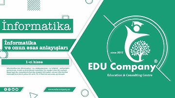1# Informatika.İnformatika və onun əsas anlayışları 1-ci hissə