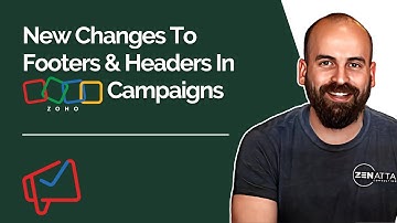 New Changes To Footers & Headers In Zoho Campaigns