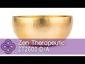 Zen Therapeutic 2000 Singing Bowl D/A Note | ZT Series Sound Demo | Soundtopia