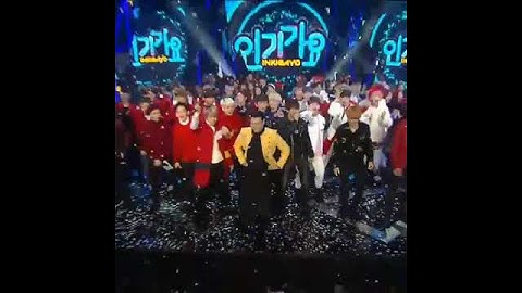 Thumbnail of Exo, BTS💜 dancing along with PSY😍 Taehyung looks so excited😄#exo#bts#btsshorts