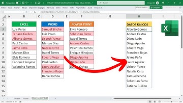 🖍️RESALTAR y EXTRAER valores ÚNICOS de varias tablas en EXCEL ¡super FÁCIL!