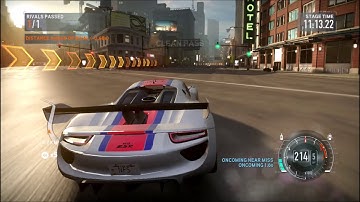 NFS The Run: Defeating Marcus Blackwell with Porsche 918 RSR