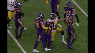 Chase Claypool KILLS Steelers celebrating meaningless first down catch on 4th-and-1 vs Vikings