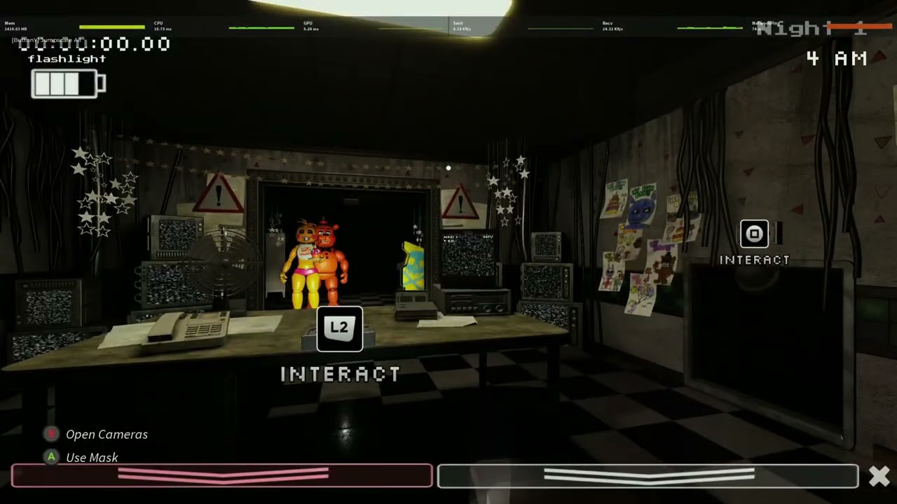 "FNAFATHON" FNAF 2 Night One.