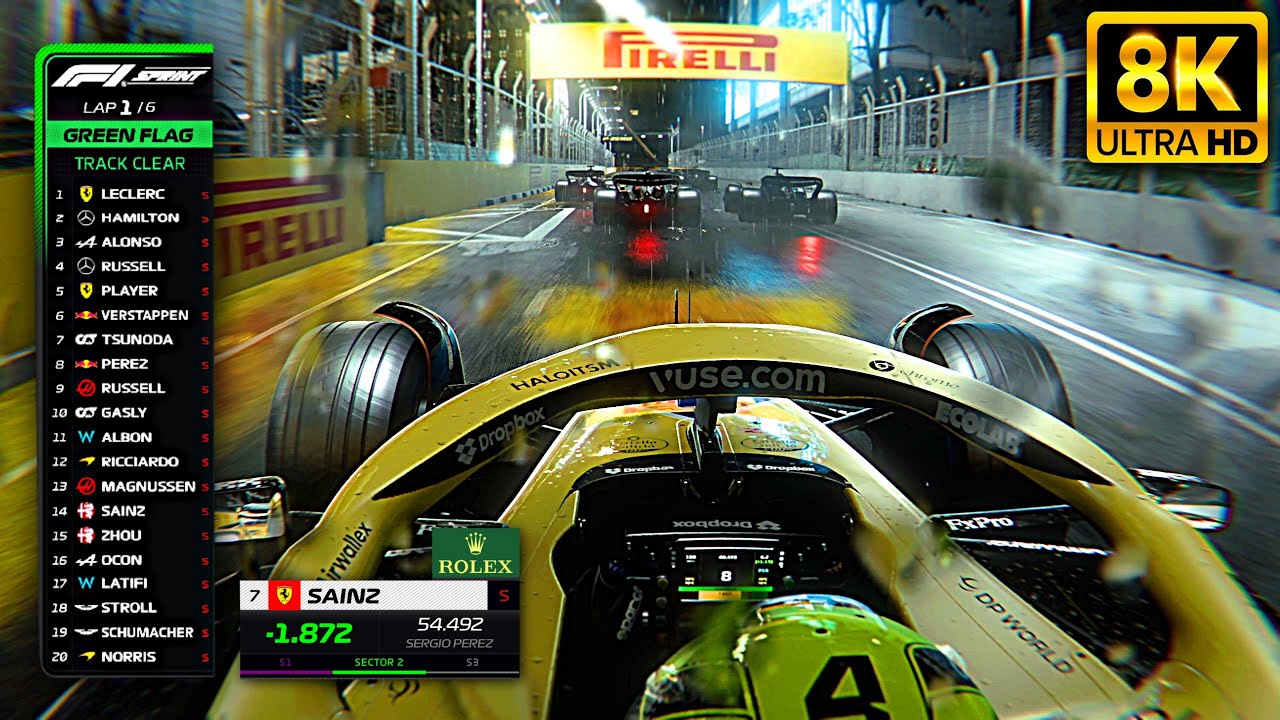 The New F1® 24 Real Life TV Graphics Mod Looks AMAZING!? Ray Tracing F1 ...