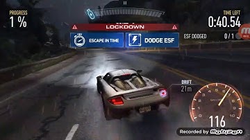 NFS No Limits | PORSCHE CARRERA GT | BLACKRIDGE BREAKOUT | Day3 Bounty - Event 4- Lockdown Escape