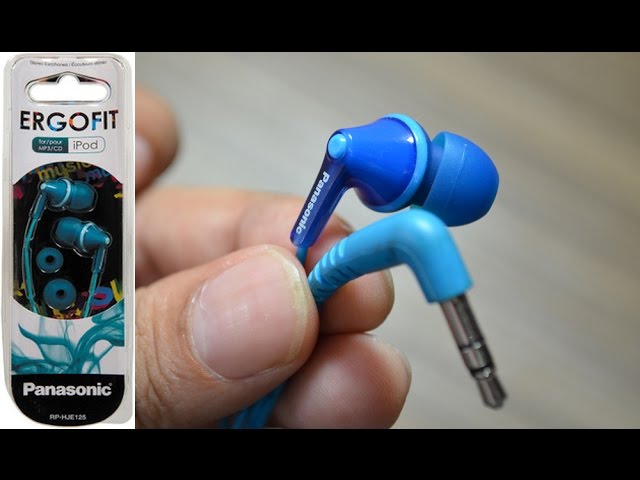 - Earphones Ergofit | Panasonic Indian Review YouTube Consumer RP-HJE125E