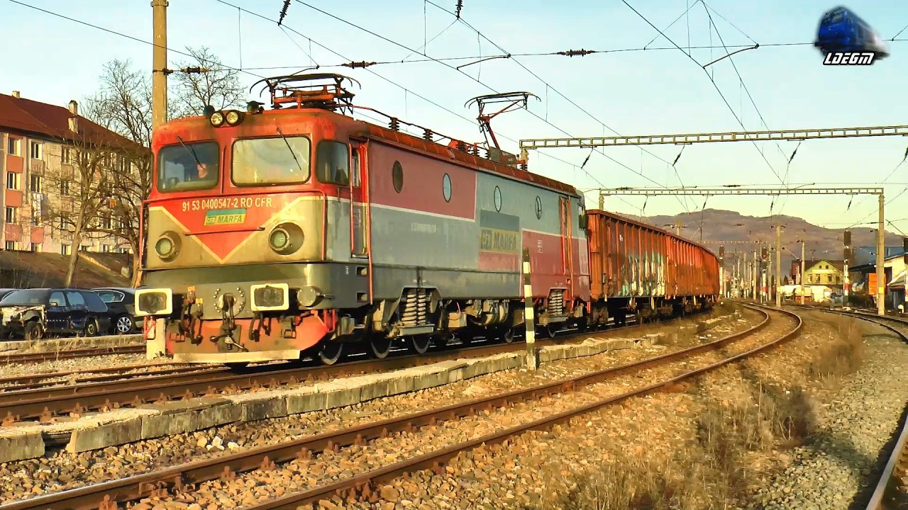 Locomotiva Electrică 060-EA 40047-2 & Tren CFR MARFĂ în Gara Năsăud - 01 Martie 2026