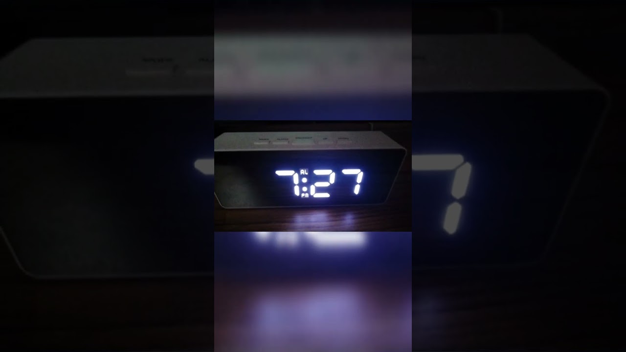 LED Alarm clock detailed description