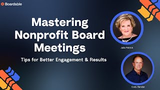 Mastering Nonprofit Board Meetings: Tips for Better Engagement & Results (The Nonprofit Show)