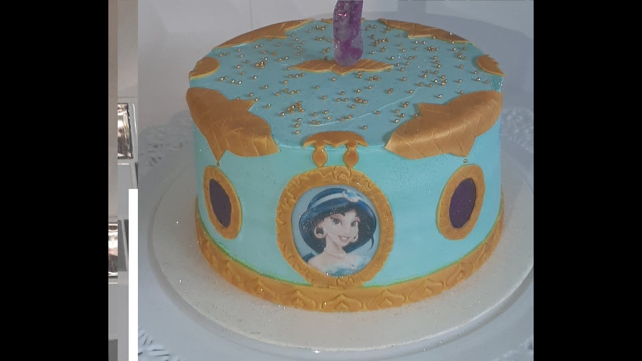 Pastel De La Princesa Jazmin (Aladino) // Princess Jazmin (Aladdin) Cake -  YouTube