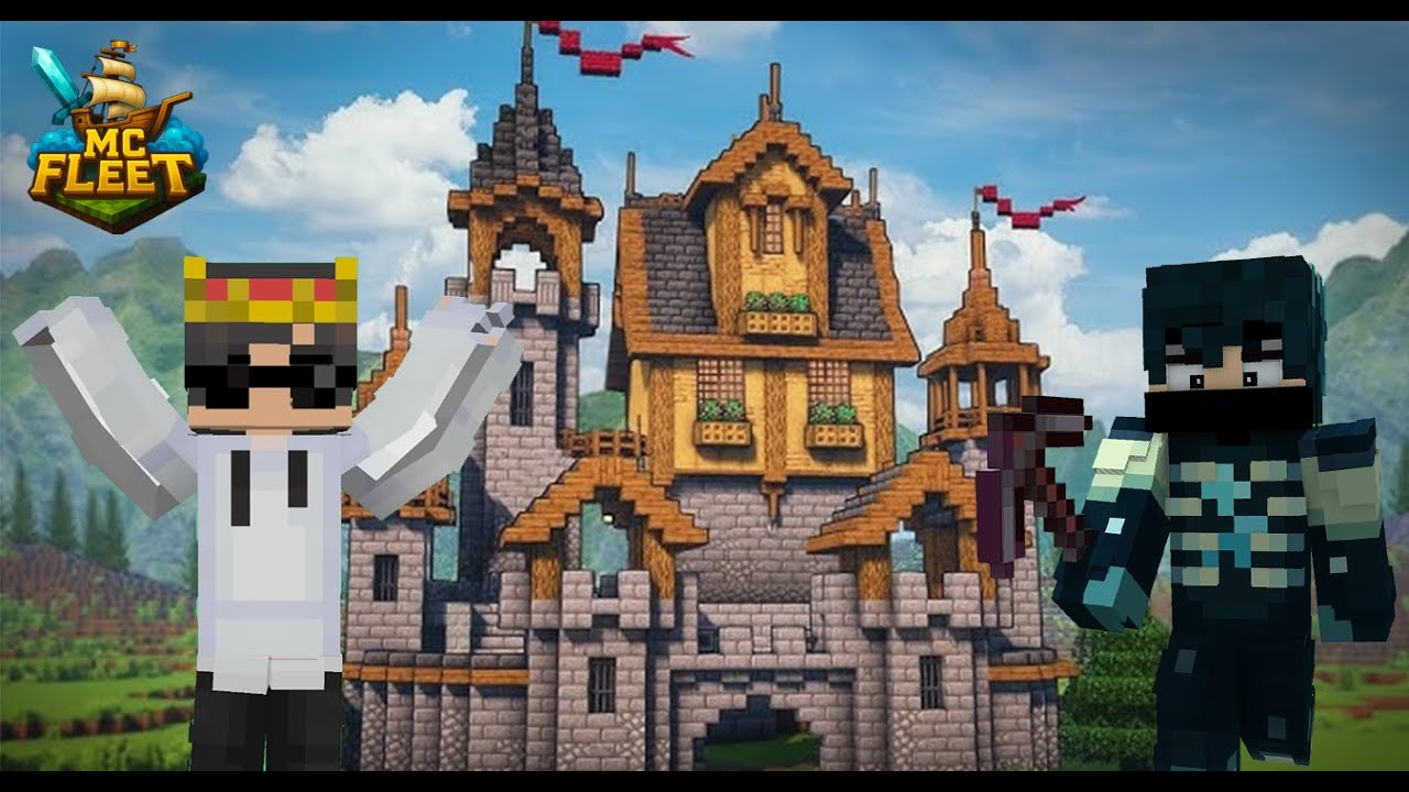 MAKING CASTLE IN MC FLEET . @WARDE3N @McFleetDotNet @GamerFleet - YouTube